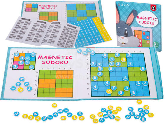 Ikonka Art.KX5311 Mīklu spēle magnētiskā sudoku