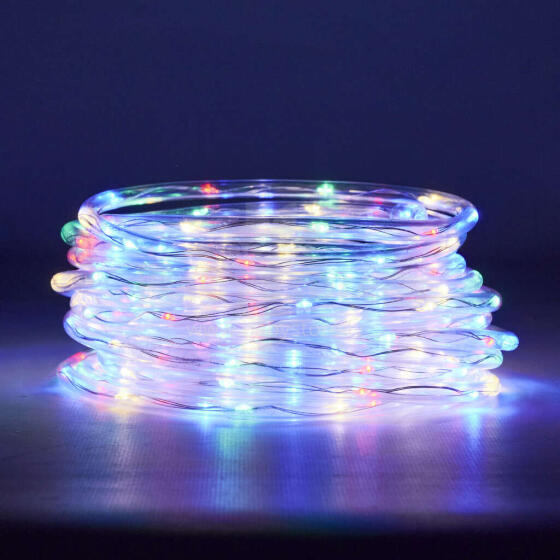 Ikonka Art.KX5241_2 LED virtenes apgaismojums 10m 100LED daudzkrāsains