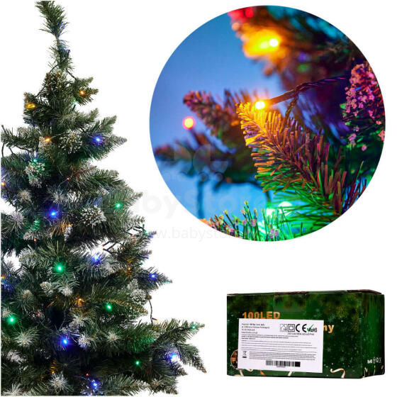 Ikonka Art.KX5235_2 LED lights light chain 10m 100LED multicolour