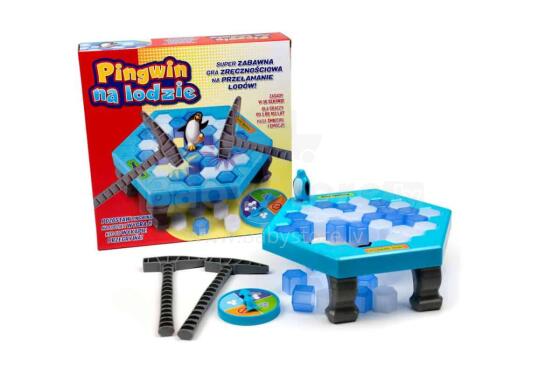 Ikonka Art.KX9943 Penguin Trap ICE Game Lucrum Games