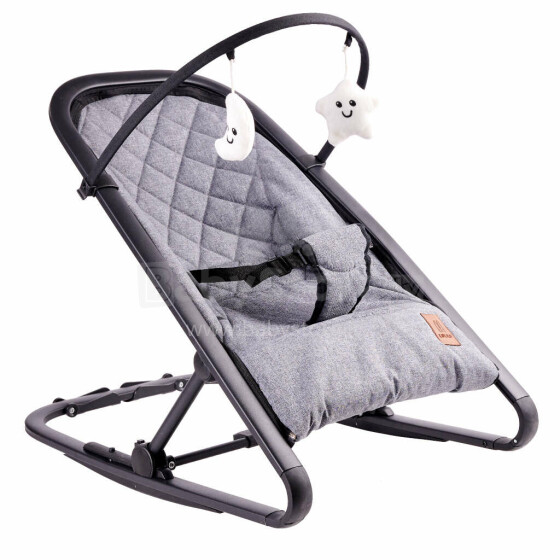 Ikonka Art.KX5105 LULILO kūdikių supamoji kėdutė ROKULO + žaislai