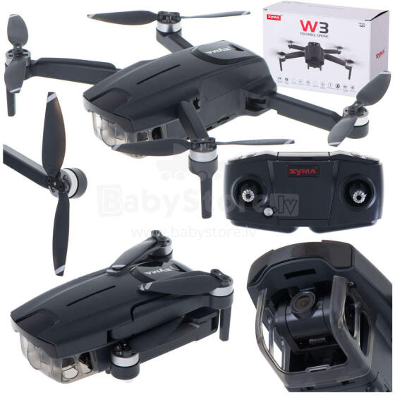 Ikonka Art.KX5043 Syma W3 2.4GHz 5G wifi RC drons EIS 4K kamera
