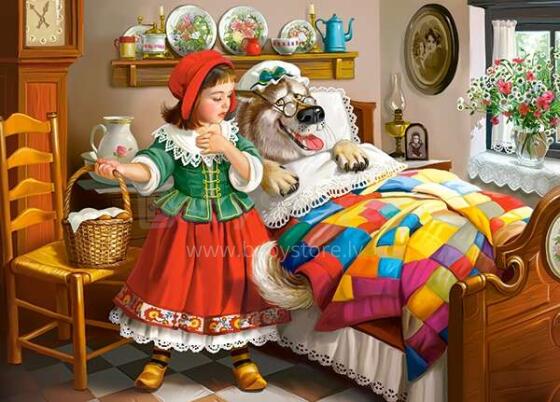 Ikonka Art.KX4804 CASTORLAND Puzzle 120el. Little Red Riding Hood