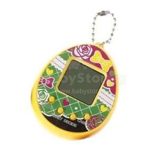 Ikonka Art.KX7929_4 Toy Tamagotchi electronic game egg yellow