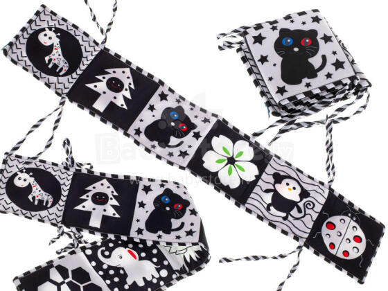 Ikonka Art.KX5638 Izglītojoša grāmatiņa sensoro gultiņu aizsarglīdzeklis ladybird