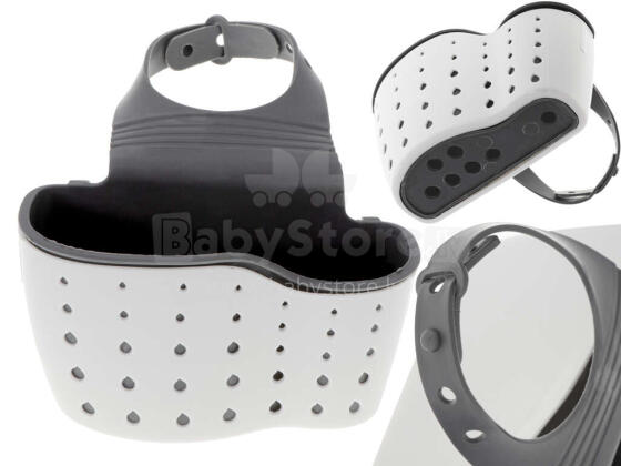 Ikonka Art.KX5272 Kitchen sponge organiser hanging sink holder