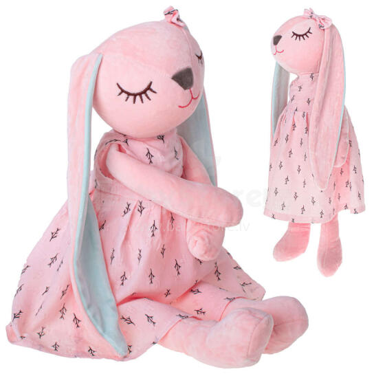 Ikonka Art.KX5222 Plush rabbit mascot pink 52cm
