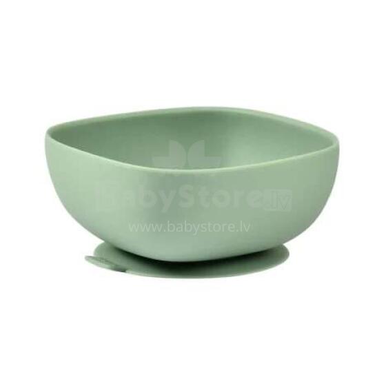 Beaba Silicone Art.913547 SAGE GREEN Silikona trauks