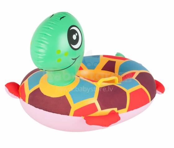 Ikonka Art.KX6786 Piepūšamais laivu matracis bērniem bruņurupucis