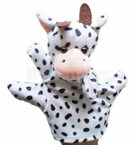 Ikonka Art.KX9756_5 Puppet plush mascot hand puppet cow
