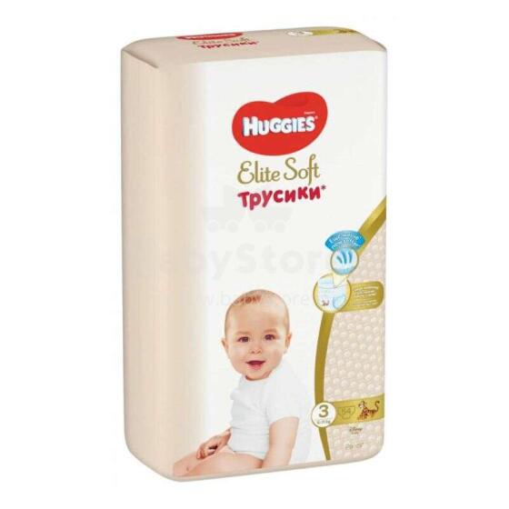 Huggies Elite soft pants 3, 6-11kg Art.2T1958 Подгузники трусики 54 шт