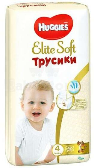 Huggies Elite soft pants 4, 9-14kg, Art.2T1918 Подгузники трусики 42 шт