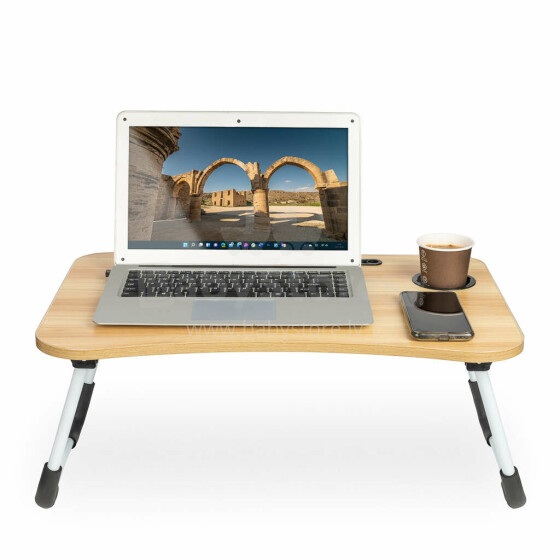 Ikonka Art.KX5184 Folding laptop table for bed stand