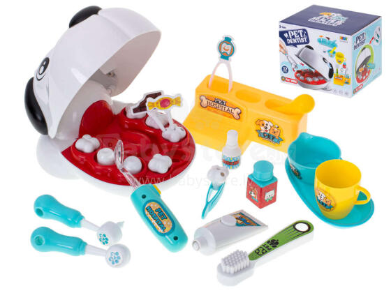 Ikonka Art.KX5279 Dog dog at the dentist sick tooth cure tooth