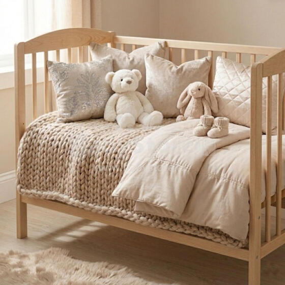 La bebe™ EcoBed Art.363619 Bērnu eko kokā gultiņa 120x60cm (pinīgi dabīga bez krasa, 100% no dabīgiem materiāliem) noņēmamu sānu un ar papildus sānu vecākiem bērniem