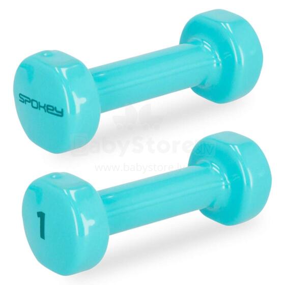 Spokey SHAPE Art.941965 A set of vinyl dumbbells/sport/gym 2x 1 kg