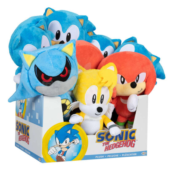 SONIC THE HEDGEHOG W8 Plīša rotaļlieta 22 cm