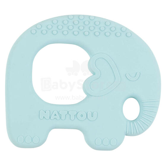 NATTOU Teether elephant pale blue