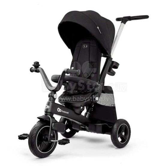 KinderKraft EasyTwist Art.KREASY00BLK0000 Black  Детский трехколесный велосипед