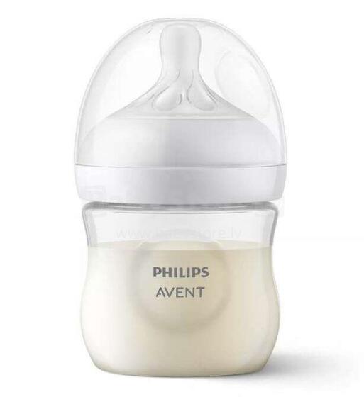Philips Avent Natural Response Art.SCY900/01 Бутылочка для кормления  c медленным потоком , 0M+,125мл