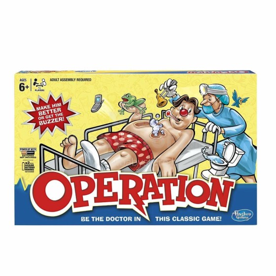 Hasbro Operation  Art.B2176 Elektroniskā spēle ''Operācija''