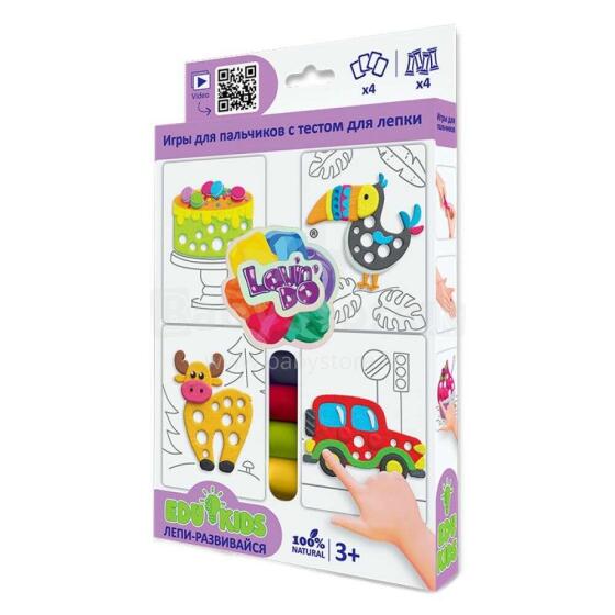 EcoToys City Radošais komplekts Modelēšanas masas  Play Dough Edu kids - Pirkstu spēle 