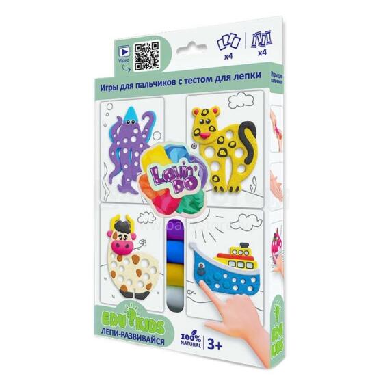 EcoToys City Radošais komplekts Modelēšanas masas  Play Dough Edu kids - Pirkstu spēle_1 