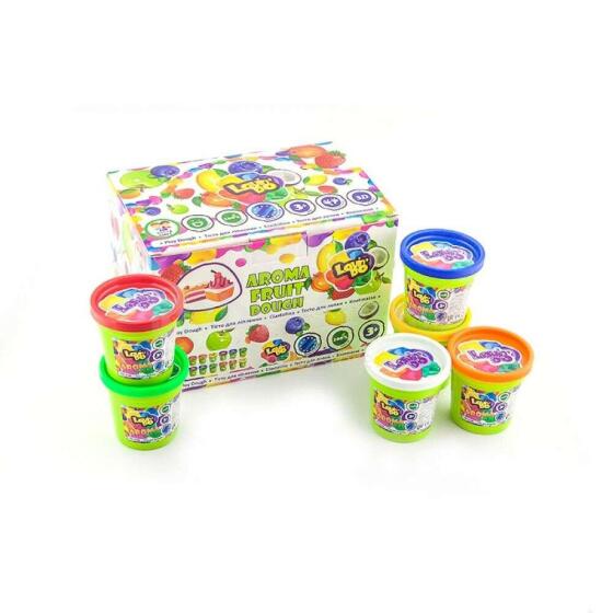 EcoToys City Radošais komplekts Modelēšanas masas  Play Dough - Aroma 12 gab.