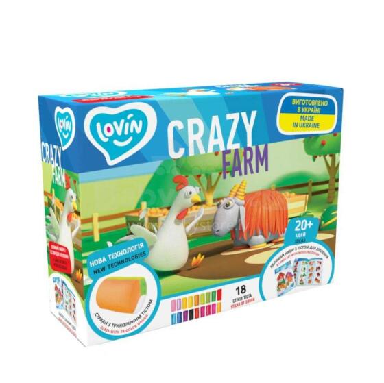 EcoToys City Набор для креатива Тесто для лепки Play Dough - Веселая Ферма 