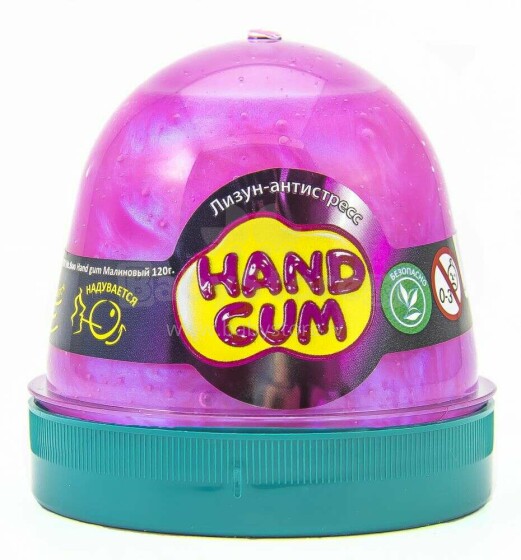 EcoToys City Anti-stress Slime - Raspberry Hand Gum 