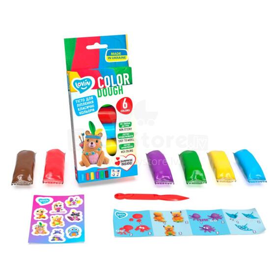 EcoToys City Набор для креатива Тесто для лепки Play Dough - Classic Ассорти 6 цветов 