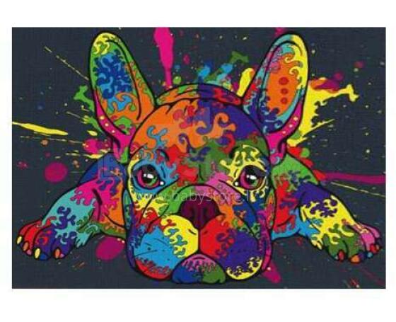 Splat Planet Paints Number Art.SP45539 Набор для творчества-Рисуем по цифрам