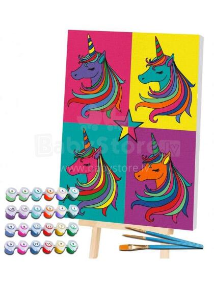 Splat Planet Paints Number Art.SP45492 Набор для творчества-Рисуем по цифрам