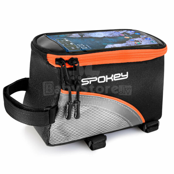 A bicycle bag for the frame with a phone case Spokey DIEGO
