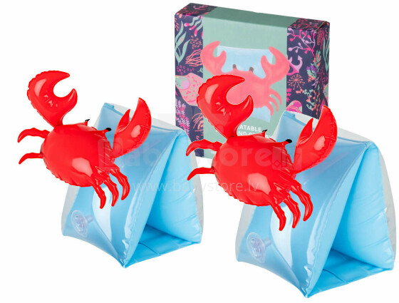 Ikonka Art.KX6785_3 Butterfly crab inflatable swimming sleeves