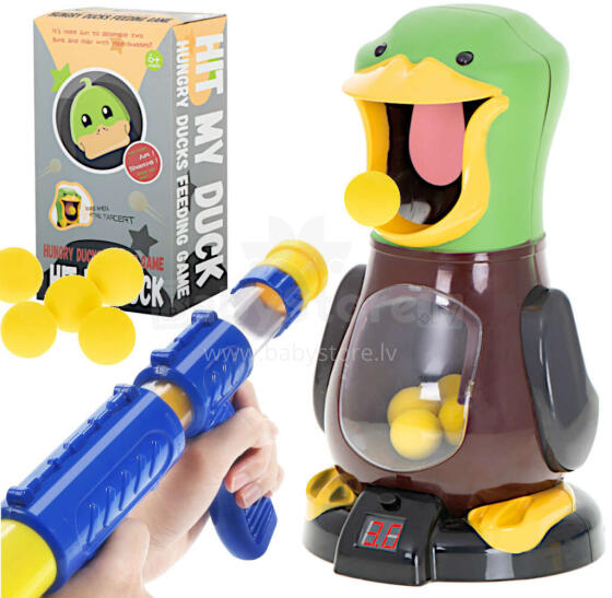 Ikonka Art.KX6177 Duck target shooting pistol and balls
