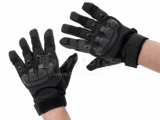 Ikonka Art.KX5287_1 Tactical military gloves knuckle protection XL black