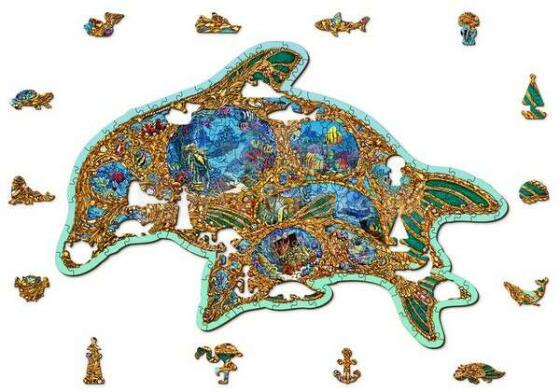 Wooden City Wood Puzzle  Art.HE 0152-L Koka puzle