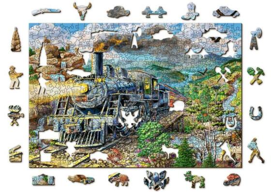 Wooden City Wood Puzzle  Art.US W 505-0055-L Koka puzle