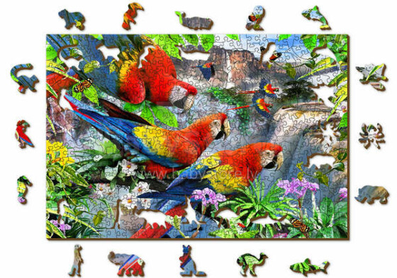Wooden City Wood Puzzle  Art.EX 505-0007-L Koka puzle