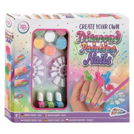 Diamond Painting Nails Art.230008  Детский набор косметики Маникюр