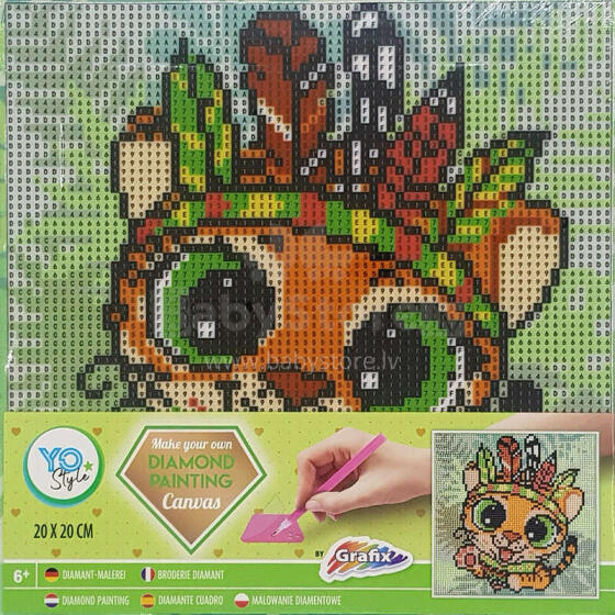 Diamond Painting Art.260012/1 Набор для творчества-Алмазная мозаика 20x20см