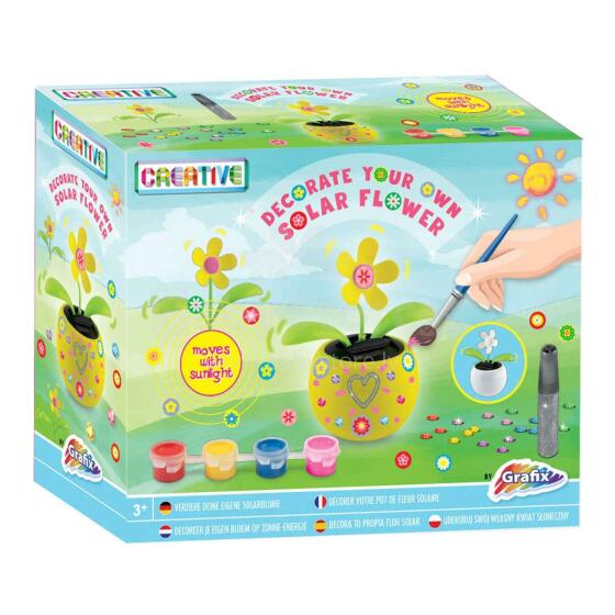 Grafix Mould Paint Flower Art.250007 Komplekts izkrāsojiet Vāze