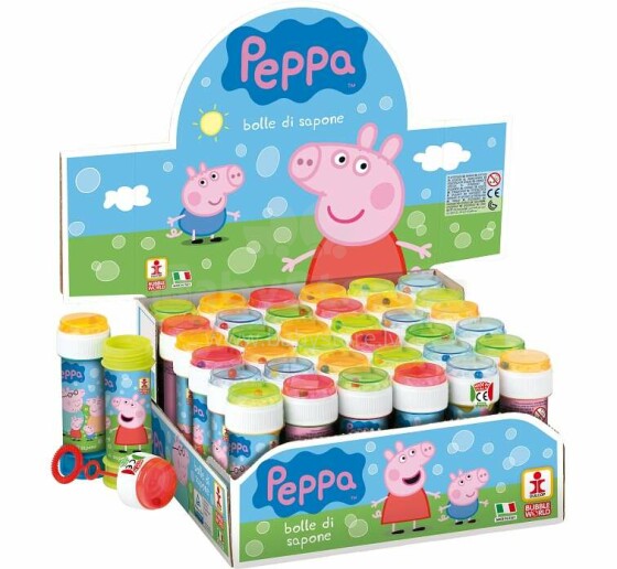 Peppa Pig   ziepju burbuļi , 60ml,