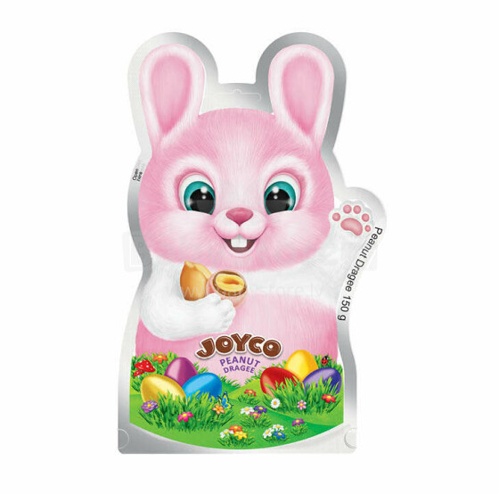 Joyco Art.9603 Peanut Dragees Bunny  72units per pack or 36candies, 150gr