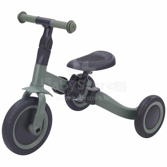 Little Dutch 4 in 1 tricycle ´KAYA´  Art.T6079.GREEN Складной трехколесный велосипед/бегунок 4 в 1