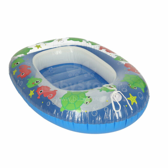Ikonka Art.KX6097 BESTWAY 34037 inflatable dinghy boat mattress blue