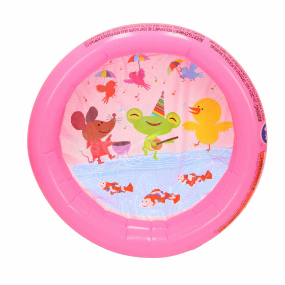 Ikonka Art.KX6096_1 BESTWAY 51061 Children's wading pool pink 61cm