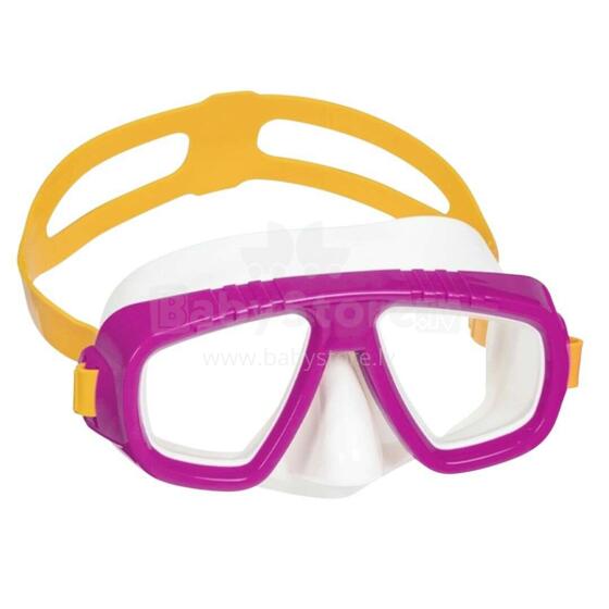 Ikonka Art.KX5010_2 BESTWAY 22011 Niršanas maska peldbrilles rozā krāsā