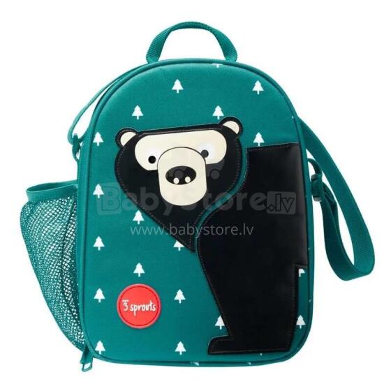 Sprouts Lunch Bag Miś Art.ILUBEA Bērnu pusdienu termosoma